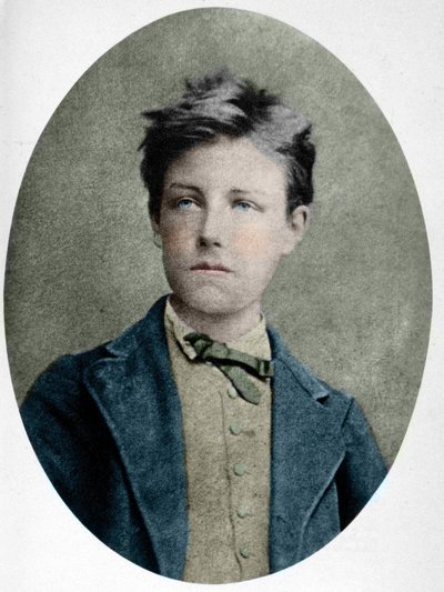 Porträt von Arthur Rimbaud (1859-1891) im Alter von 17 Jahren von Etienne Carjat