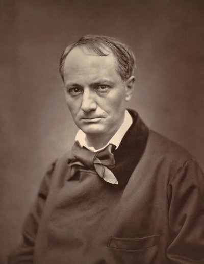 Porträt von Charles Baudelaire von Etienne Carjat