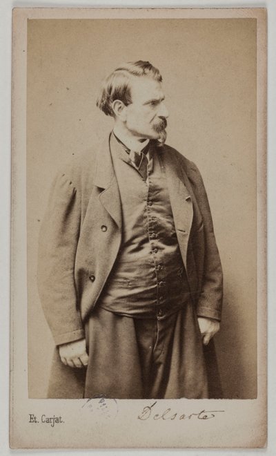 Porträt von François Delsarte, ca. 1870-90 von Etienne Carjat