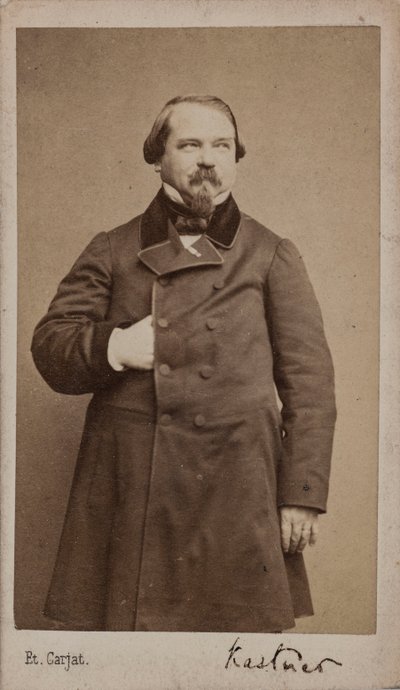 Porträt des Komponisten Jean-Georges Kastner 1810-1867, 1867 von Etienne Carjat