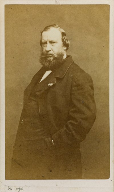 Porträt des Künstlers Constant Troyon von Etienne Carjat