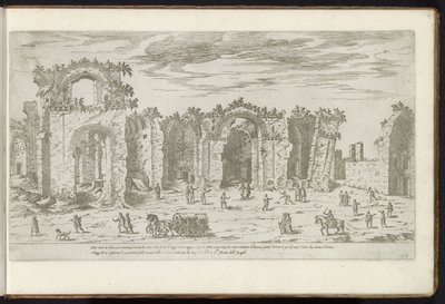 Thermen des Diokletian in Rom von Etienne Duperac