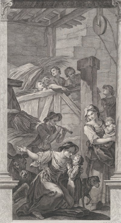 Die Kapelle der Enfants-Trouvés in Paris: Die Anbetung der Hirten von Etienne Fessard