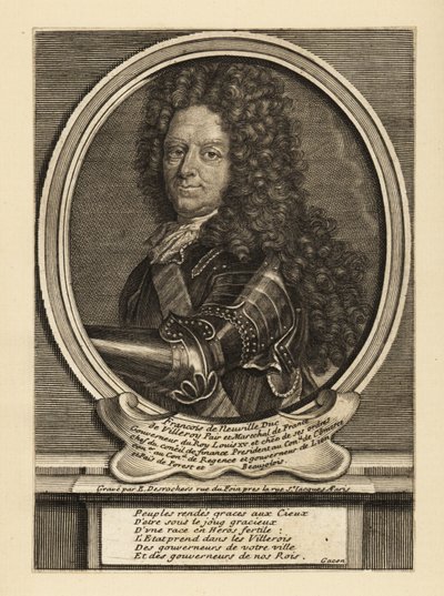 Francois de Neufville, 2. Herzog von Villeroy, französischer Soldat von Etienne Jehandier Desrochers