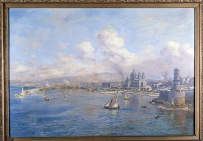 Das Joliette-Becken und die neuen Häfen in Marseille von Etienne Philippe Martin