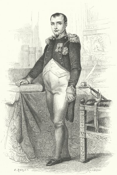 Napoleon I., Kaiser von Frankreich von Etienne after Ronjat