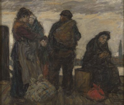 Die Heimkehr (Mit Mutter Van Mieghem) von Eugeen van Mieghem