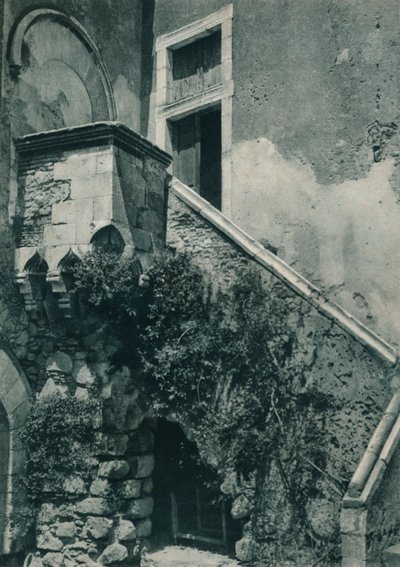 Eine ruhige Ecke von Taormina, Sizilien, Italien, 1927 von Eugen Poppel