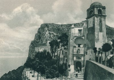Kirche am Ufer, Capri, Italien, 1927 von Eugen Poppel