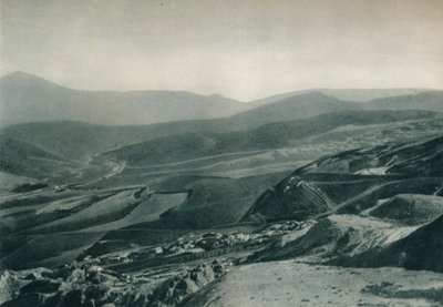 Ansicht der Schwefelminen, Agrigent, Sizilien, Italien, 1927 von Eugen Poppel