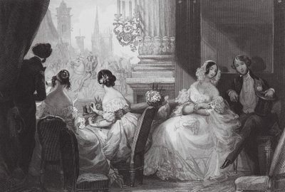 Innenraum einer Opernloge von Eugene Louis (after) Lami