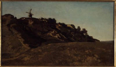 Ansicht von Montmartre, ca. 1848 von Eugene Antoine Samuel Lavieille