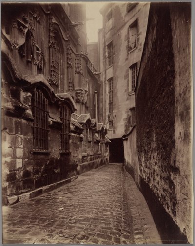 Ehemaliges Beinhaus Saint-Gervais-Saint-Protais, Rue François Miron von Eugène Atget