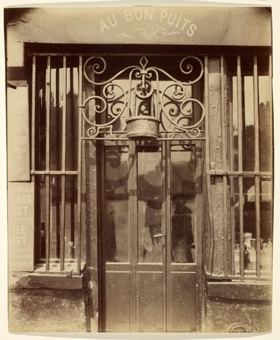 Au bon puits, Rue Michel Le Conte 36 (IIIe) von Eugène Atget
