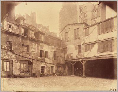 Gasthaus zum Weißen Pferd, 5 Rue Mazet von Eugène Atget