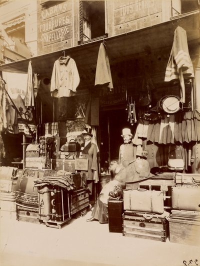 Geschäft in der Rue du Petit Thomas von Eugène Atget