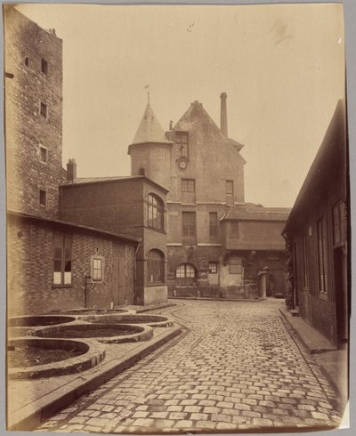 Château de la Reine Blanche, 17 rue des Gobelins von Eugène Atget
