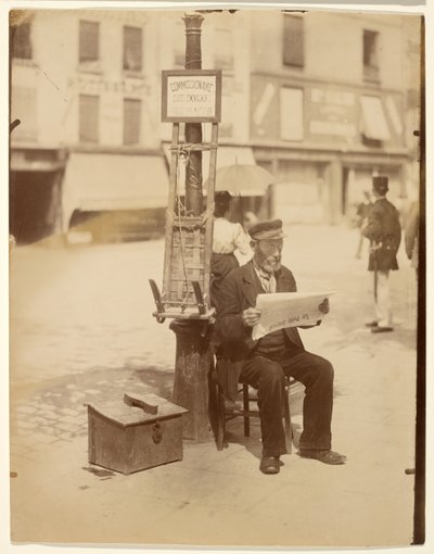 Dienstmann von Eugène Atget