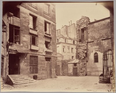 Hof von Saint-Julien-le-Pauvre von Eugène Atget