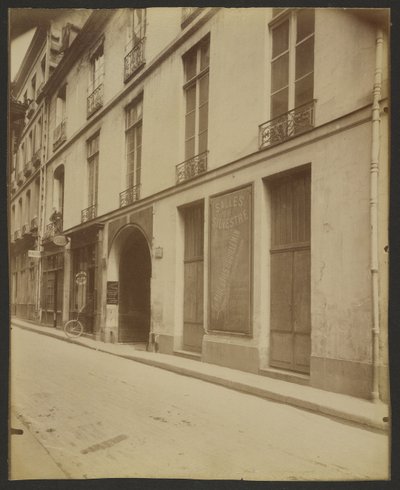 Hôtel de la Guillonière, 28 Rue des Bons-Enfants, Richelieu wohnte dort (1°) von Eugène Atget