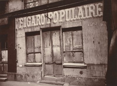 [Le Figaro populaire, Boulevard de la Villette 122] von Eugène Atget