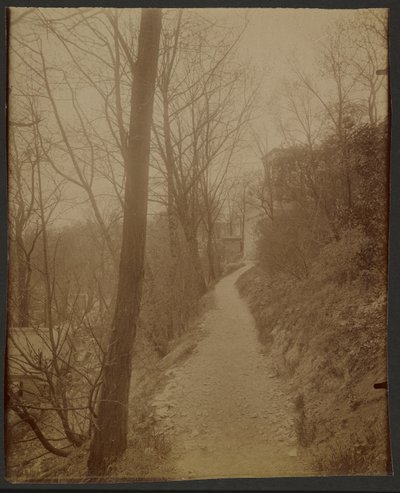 Père-Lachaise, Chemin des Chèvres von Eugène Atget