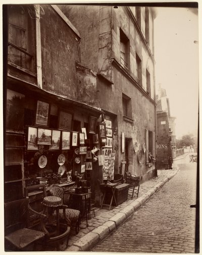 Rue Norvins von Eugène Atget