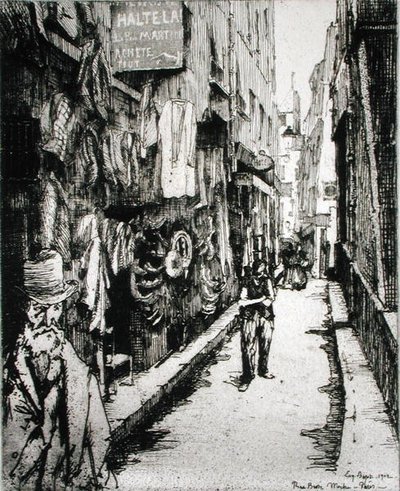 Pariser Straße, aus 