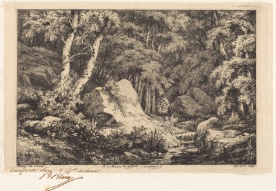 An der Verwerfungsschlucht, Auvergne von Eugene Bléry
