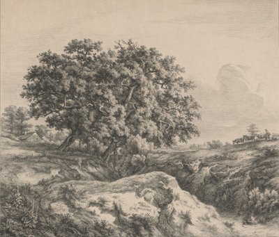 Die Eiche am Abgrund von Eugene Bléry