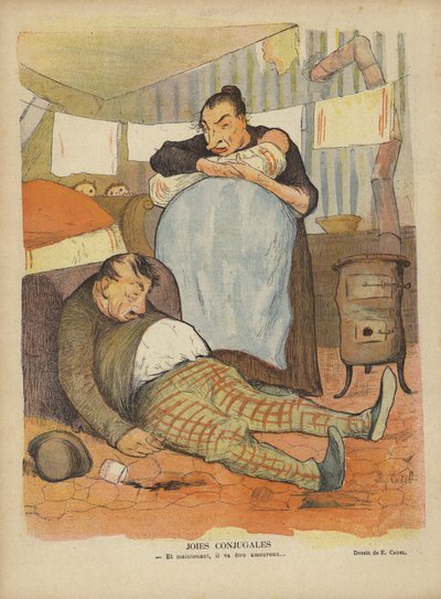 Illustration für Le Rire von Eugene Cadel