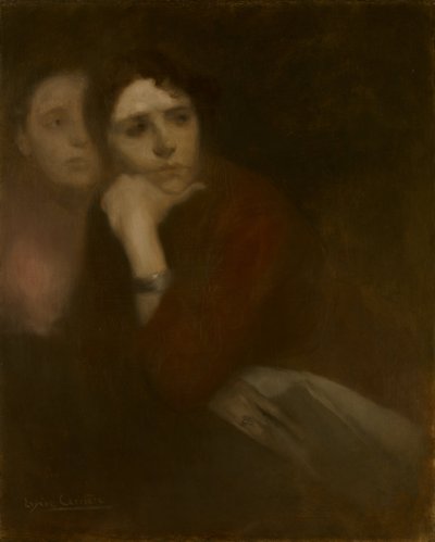 Zwei Frauen von Eugène Carrière