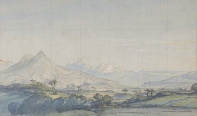Entwurf für ein Bühnenbild an der Opéra, Paris, 1828-90 von Eugene Ciceri
