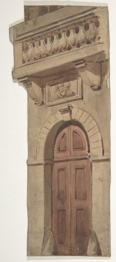 Entwurf für ein Bühnenbild an der Opéra, Paris, 1830-90 von Eugene Ciceri