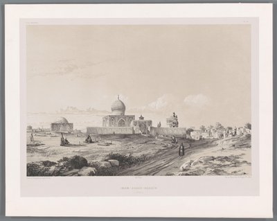 Imamzadeh von Hussein in Qazvin von Eugene Flandin