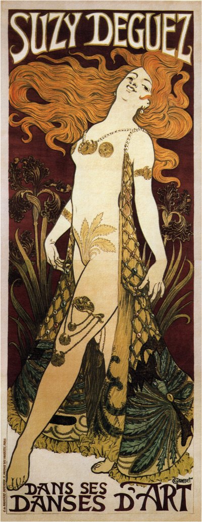 Suzy Deguez, 1905 von Eugene Grasset