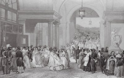 Verlassen der Oper von Eugene Louis (after) Lami