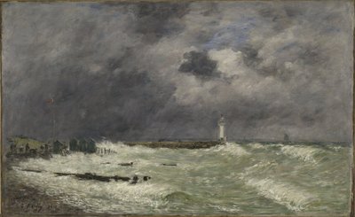 Sturm vor Frascati, Le Havre von Eugene Louis Boudin
