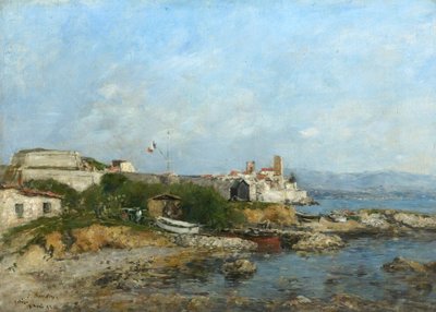 Die Befestigungen von Antibes, Frankreich, 1893 von Eugene Louis Boudin