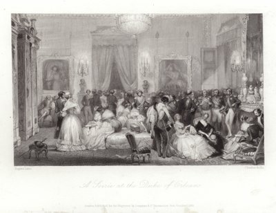 Ein Soiree beim Herzog von Orleans von Eugene Louis Lami