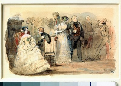 Ein Empfang unter Louis Philippe von Eugene Louis Lami
