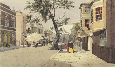Eine kleine Provinzstadt von Eugene Louis after Lami