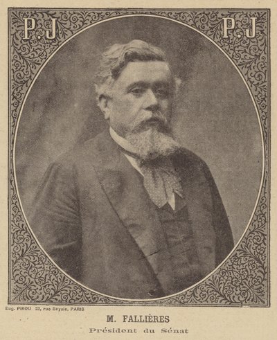 Armand Fallières, Präsident des französischen Senats von Eugene Pirou