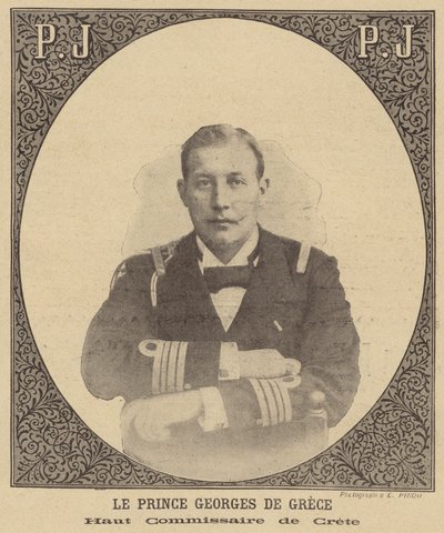 Prinz Georg von Griechenland, Hoher Kommissar des kretischen Staates von Eugene Pirou