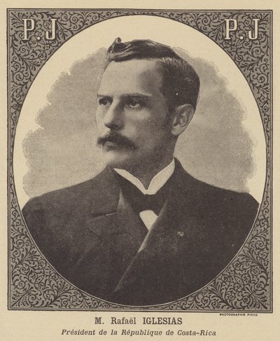 Rafael Iglesias, Präsident der Republik Costa Rica von Eugene Pirou
