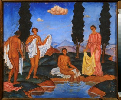 Badende von Eugeniusz Zak