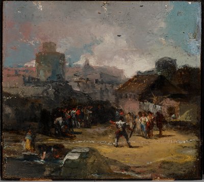 Das Spiel der Stangen von Eugenio Lucas Velázquez