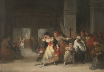 In der Kirche, ca. 1860-66 von Eugenio Lucas Velázquez