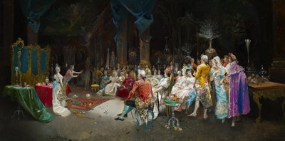 Der Magier im Palast von Eugenio Lucas Villaamil
