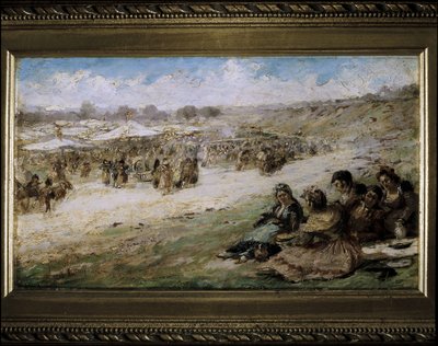Die Wiese von San Isidro in Madrid von Eugenio Lucas Villaamil